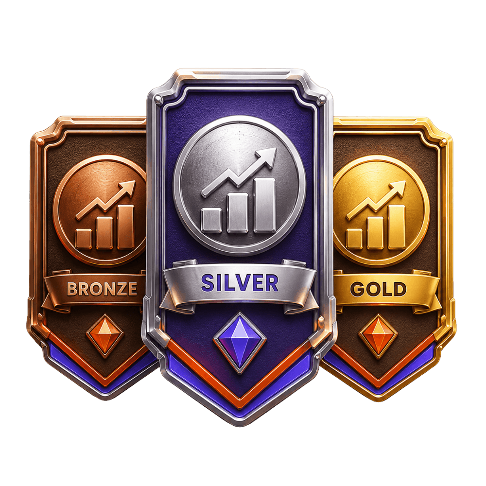 Bronze, Silver and Gold plans